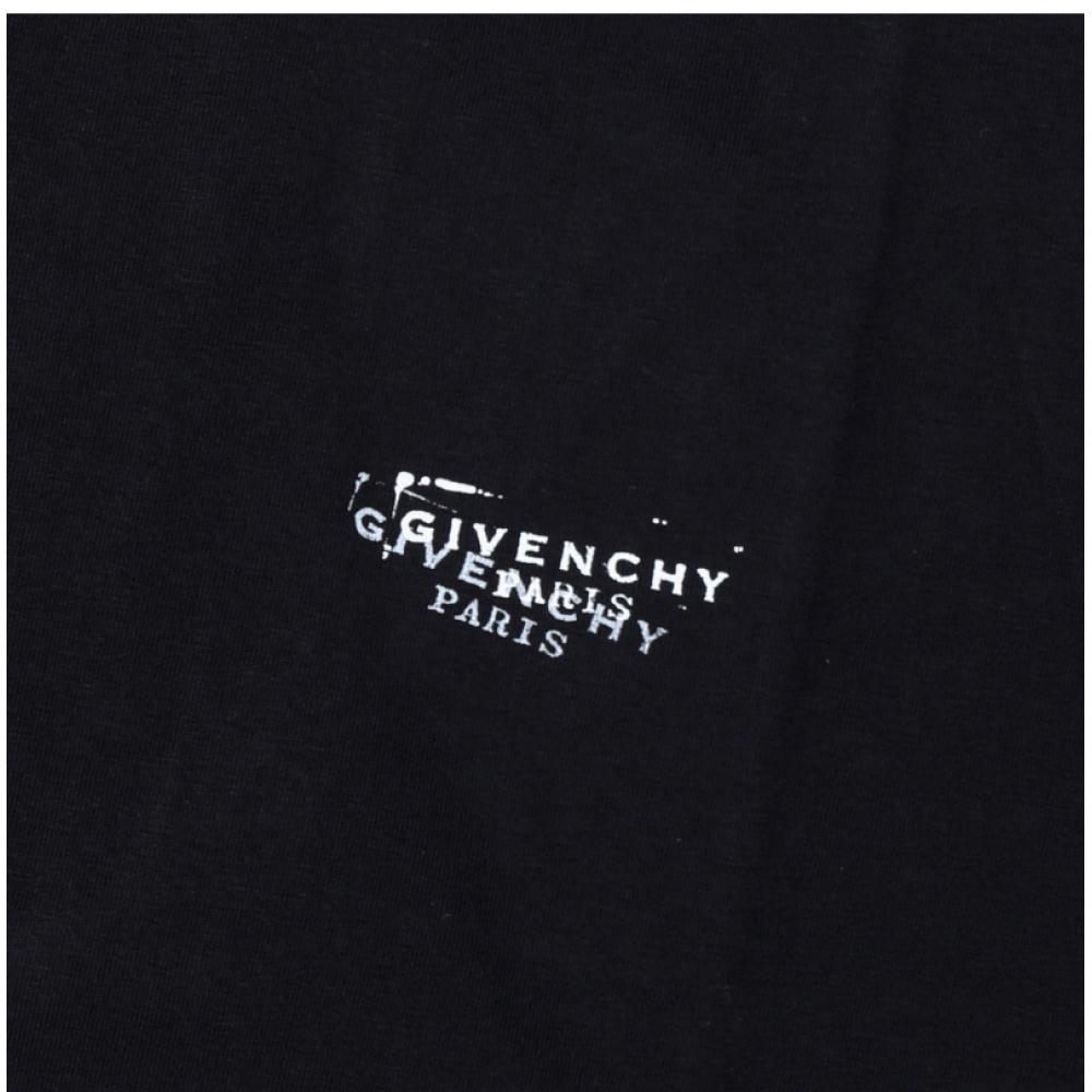 Givenchy Men ShorT Sleeve T shirT sTamp Logo Bm71nk3ysa 001