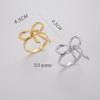 Elegant Gold Bow Tie Napkin Ring - Chic Wedding Table Accessory