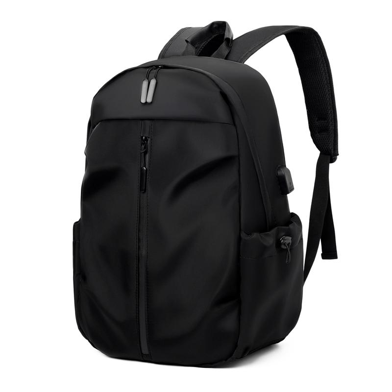 

1 14 Inch Large Capacity Leisure Schoolbag Sports Simple Men And Women Universal Computer Backpack With Pendant 14 inches