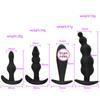 Silicone Simulation Sex Product Two Three Beads Anal Plug Suit Adult Products