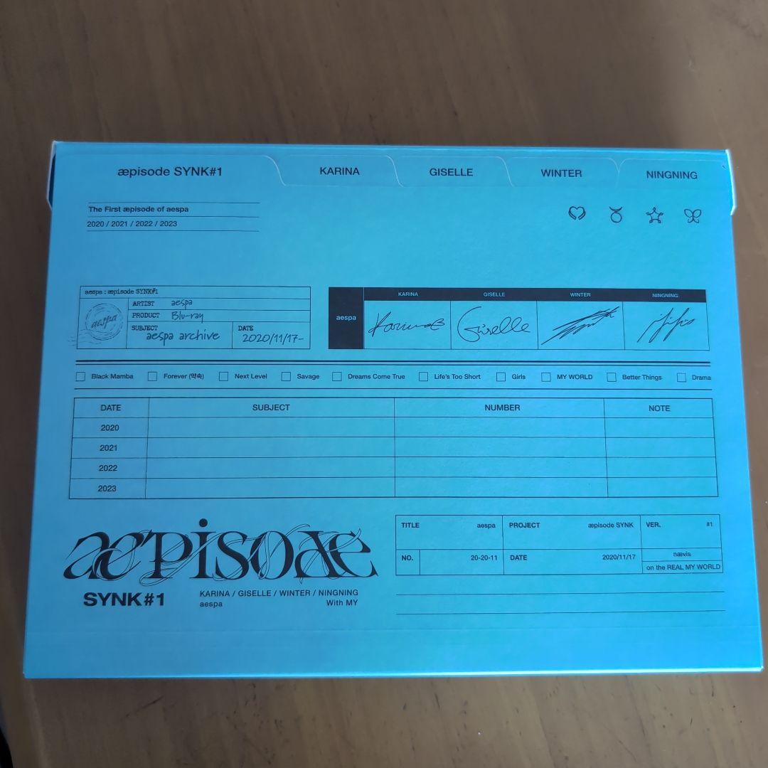 

[USED] aespa aepisode SYNK 1 Blu-ray Album