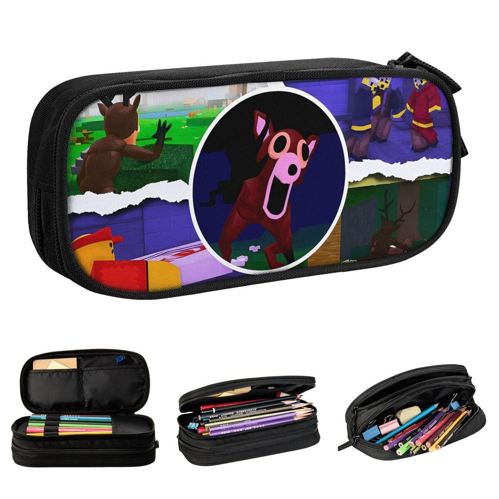 99 Nights In The Forest Halloween Pencil Cases Fashion Game Pen Holder Bags Girls Boys Storage Students School Gift Pencil Pouch