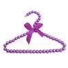Faux Pearl Bow Clothes Hangers Hook for Children Kids Bowknot