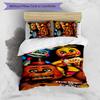 Freddy Bear 3pcs Bedding Set Duvet Cover Closure Includes 1 Duvet Cover & 2 Pillowcases for All Seasons Bedroom Home Dorm Decor