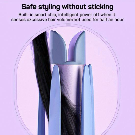 32MM Automatic Rotating Curling Iron Fast Heating Professional Hair Curler Portable Travel Negative Ions Electric Curling Wand Women