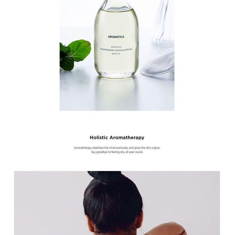 AROMATICA Awakening Body Oil Peppermint & Eucalyptus