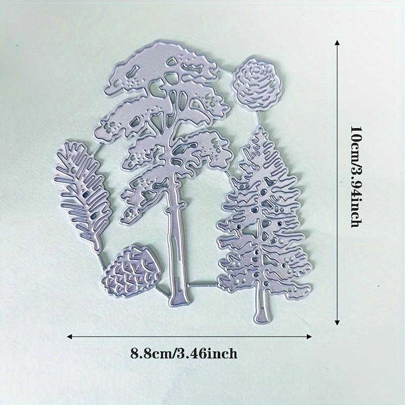 Pine Tree Pine Cones Metal Cutting Dies Stencil for DIY Scrapbooking Photo Album Embossing Paper Cards Crafts Diecuts