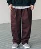 Dyclez Pier One-Pleat Wide Elastic Waist Pants 5-Piece Style Dusty Purple Kjlp5194