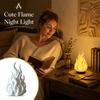 3D Printed Flame Night Light with Effect for Bedroom Decor