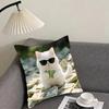 Funny Kitten Cute Cushion Cover Pillowcase Ultra Soft Skin Friendly Fabric Cloud Like Comfort Concealed Zipper