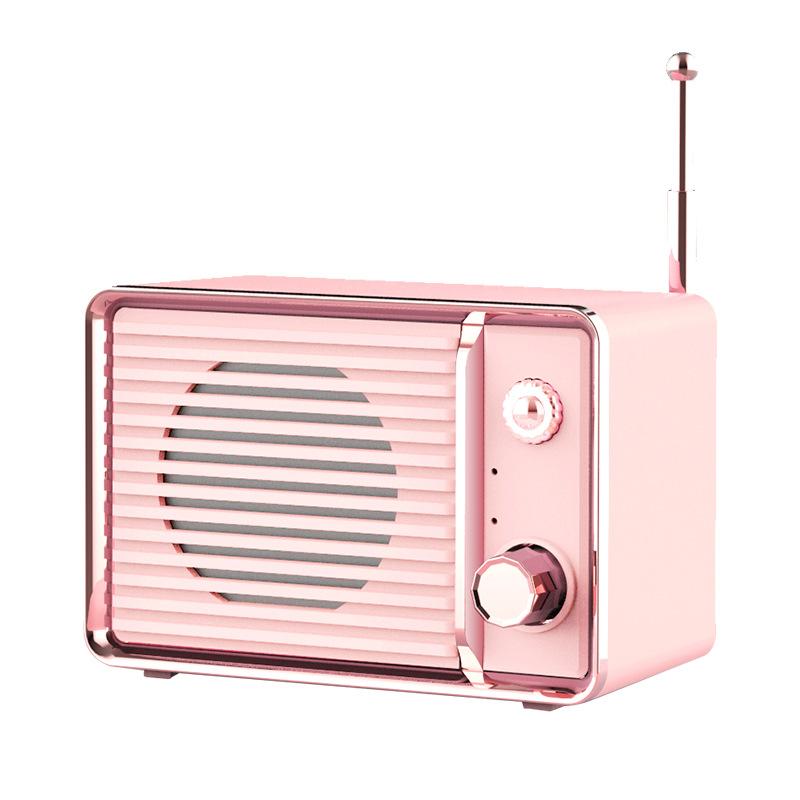 Retro Wireless Bluetooth Speaker Portable Mini Cute Gift Subwoofer Small Speaker