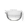 Handmade Glass Chawan for Matcha Tea Ceremony, Clear Bowl for Hot And Cold