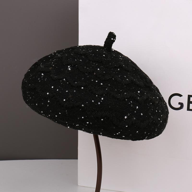 Fashion Autumn and Winter Small Face Big Head Circumference Beret Children Fashion Warm Painter Hat Versatile Newsboy Hat