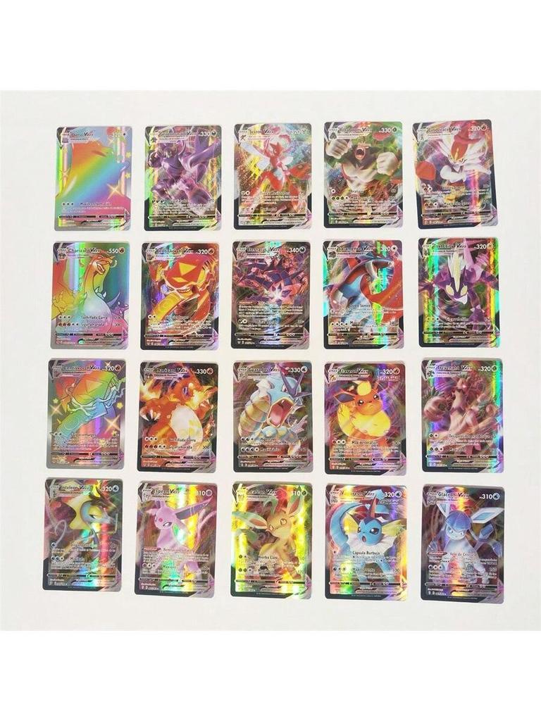 Pokémon Card Pack - 100pcs Assorted VMAX Advanced Battle Cards