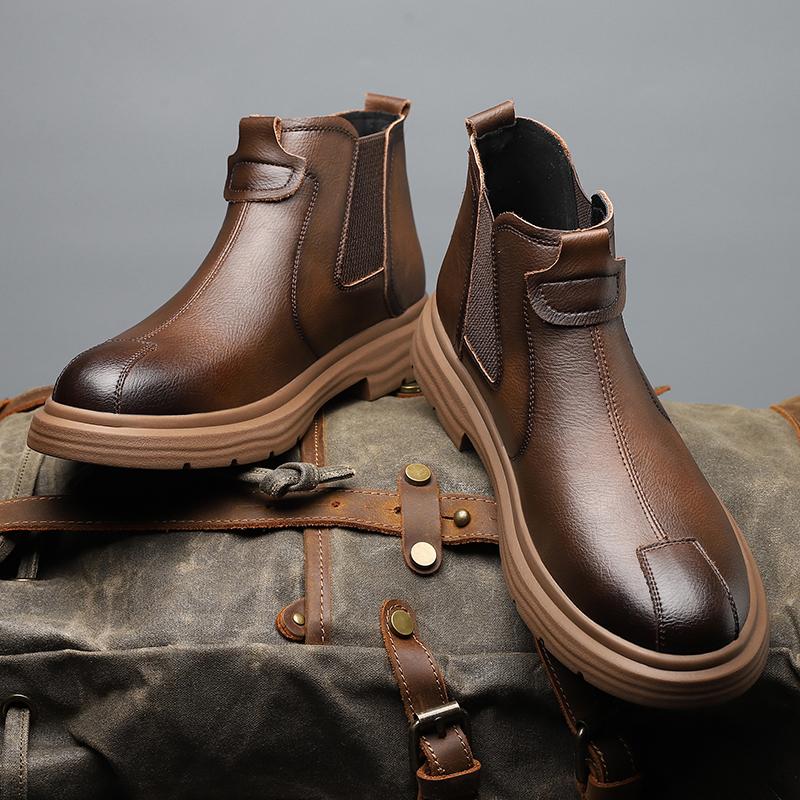 Hot Selling Winter Ankle Boots Europe America Men's Business Short Boots Banquet Formal Boots Men's Casual Boots Free Delivery