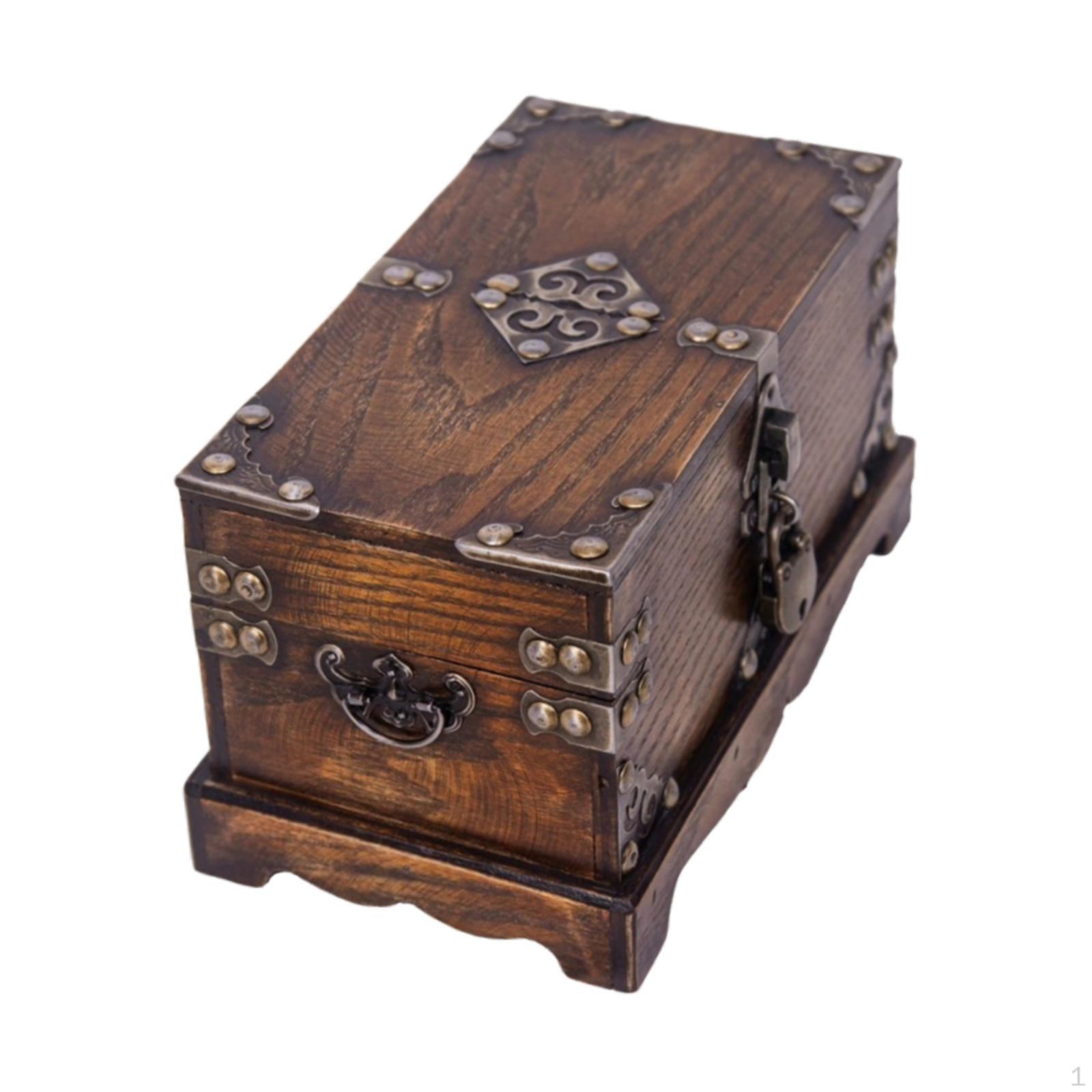 

Escape Room Prop Box Wooden Storage Handmade Retro Stable Versatile Keepsake