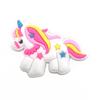 Cute Cartoon Unicorn Flower Clog Buckles - Removable & Soft Rubber Garden Shoe Decorations