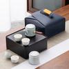 Ceramic Portable Kung Fu Travel Tea Set Business Enterprise Banking Company Annual Meeting Gifts