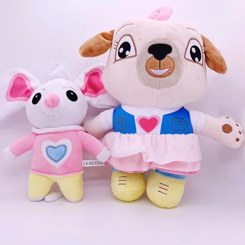 2pcs New School Cartoon Movies Chip and Potato Stuffed Plush Toys and Mouse Peluche Animal Doll Gifts for Children Birthday Gift