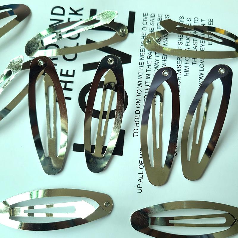 Oval BB Hair Clip Edge Clip Material Handcrafted Bow Hair Accessory Material