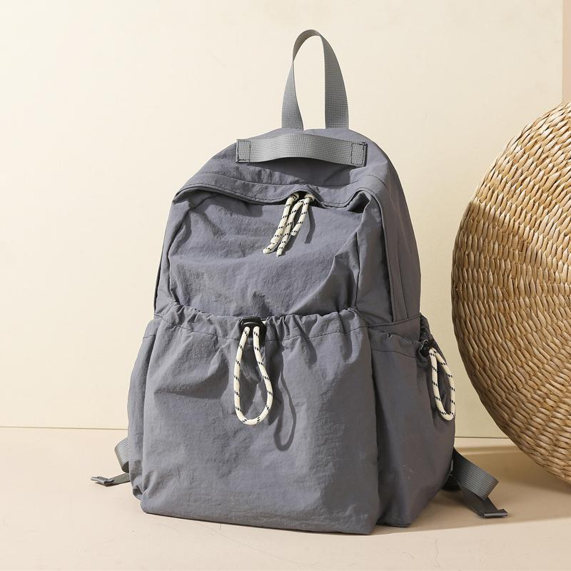 Schoolbag Summer Lightweight Oxford Cloth Waterproof Large Capacity Backpack Female 1011 New Student Class Travel Backpack Wholesale