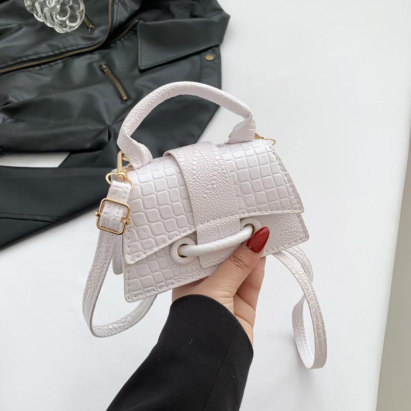 Trendy Women's Pu Leather Small Box Bag Chic 2024 Shoulder Crossbody Bag