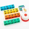 Dice Word Game with 40 Themed Cards 20 Letter Blocks Buzzer Challenge Develops Word Building Multiplayer
