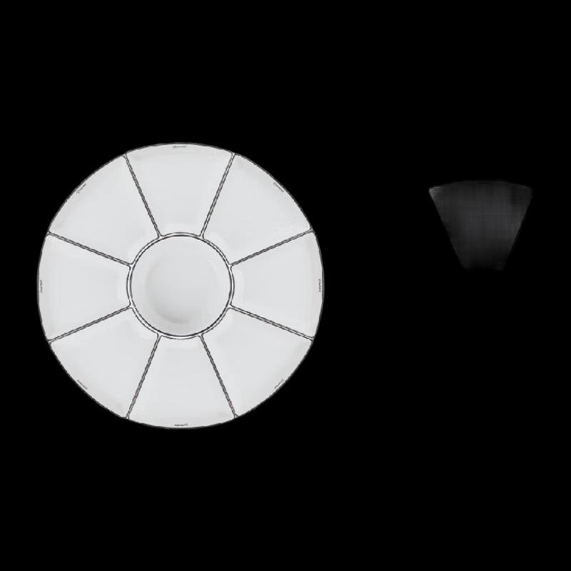 NHZHIW FUMANTANG Blue & White Floral Bone China Dinnerware Set