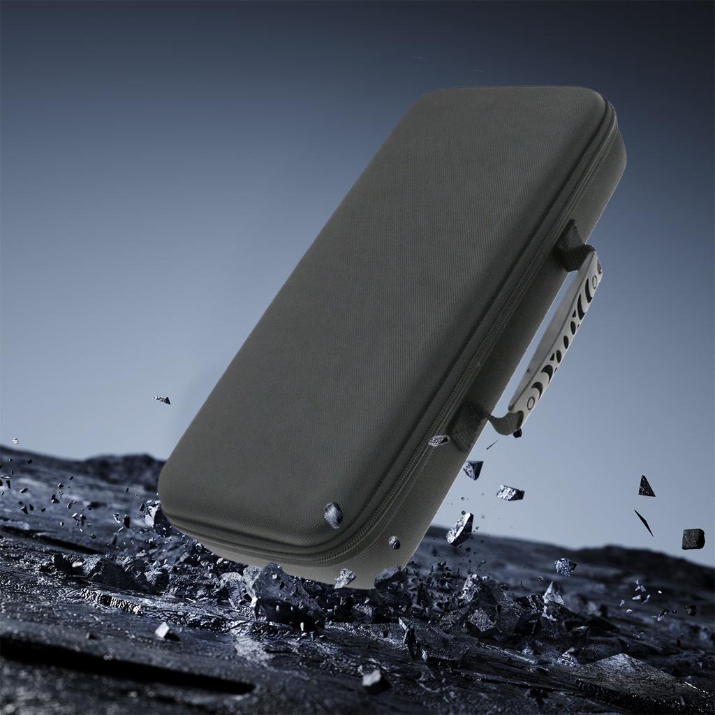 Hard Case Pouch for Most Wireless Mechanical Keyboard Protective Storage Box Bag with Hand Strap Waterproof Shockproof