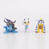 Digitalisiertes Digimon Vmon Agumon Gabumon Greymon Figurenset Sammlerspielzeug