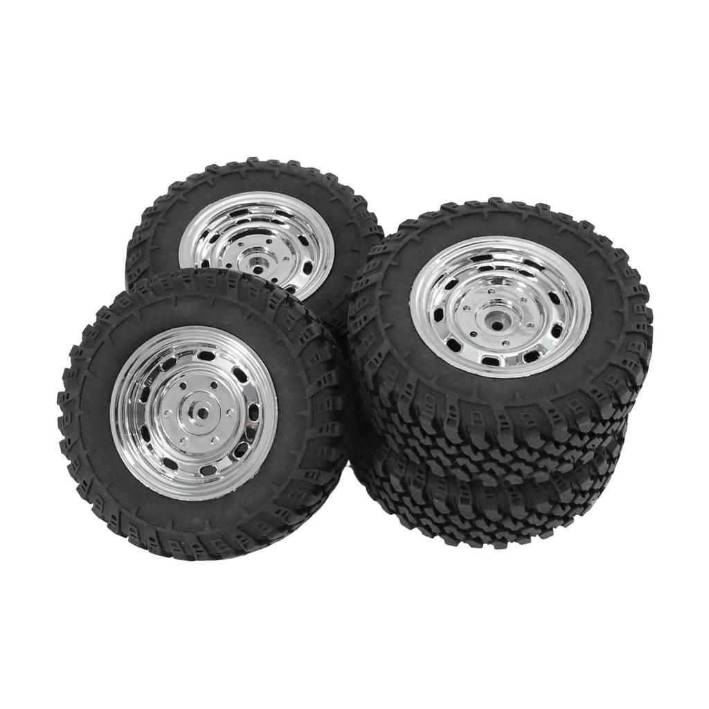 RC Car Tires High Elastic Rubber Wheel Accessory for MN99S MN82 MN168 Off Road Crawler 1