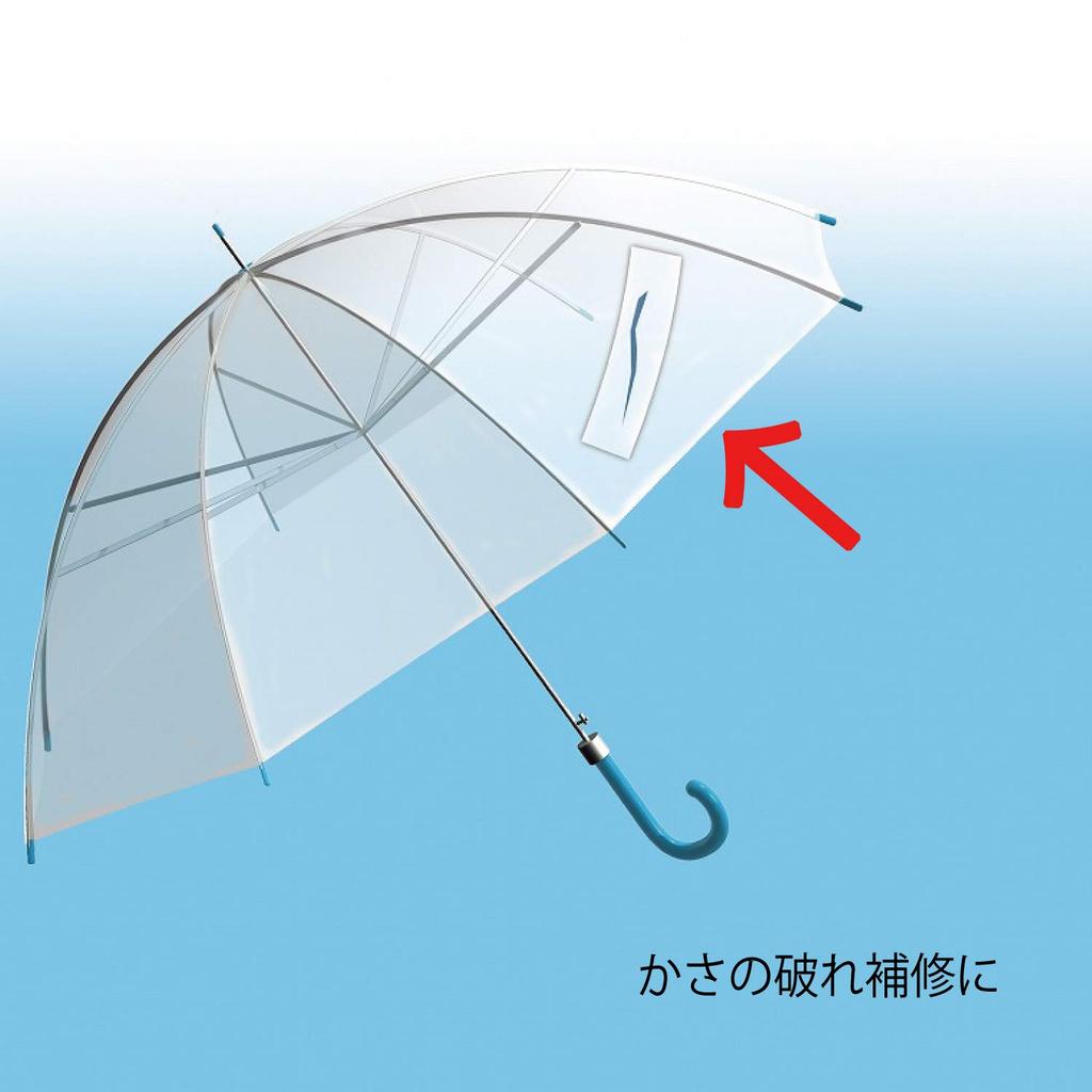 Konishi Heavy Duty Repair Bond Storm Guard Clear 50mm Wide Tape, #04929, 50mm, Transparent,