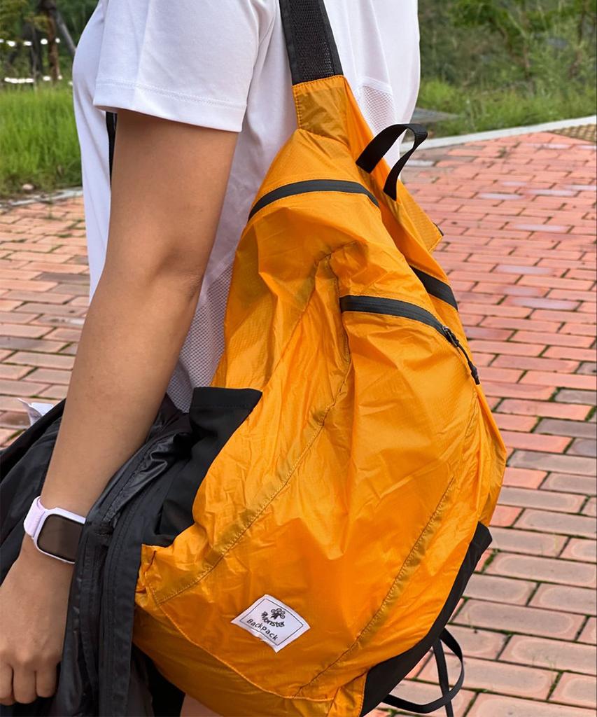 4Monster Ultralight Pocket Folding Backpack 24L - Orange