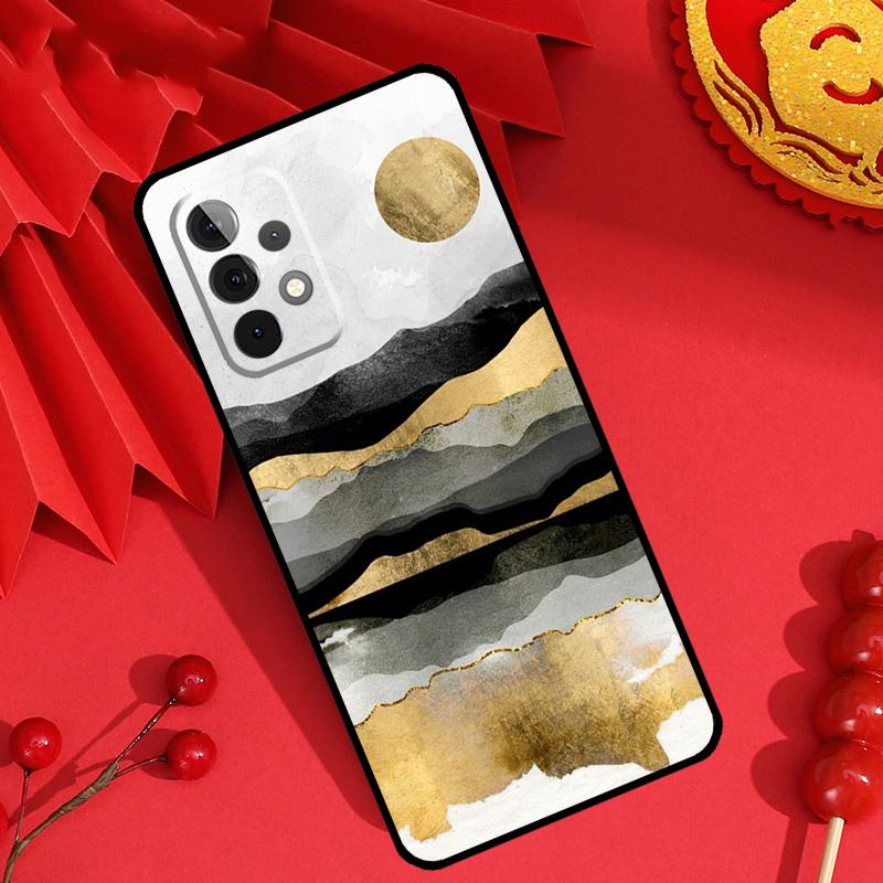 Gold Landscape painting Case For Samsung Galaxy M21 M31 M35 M12 M13 M14 M15 M06 M16 M36 M56 M53 M32 M52 M55 M34 M54