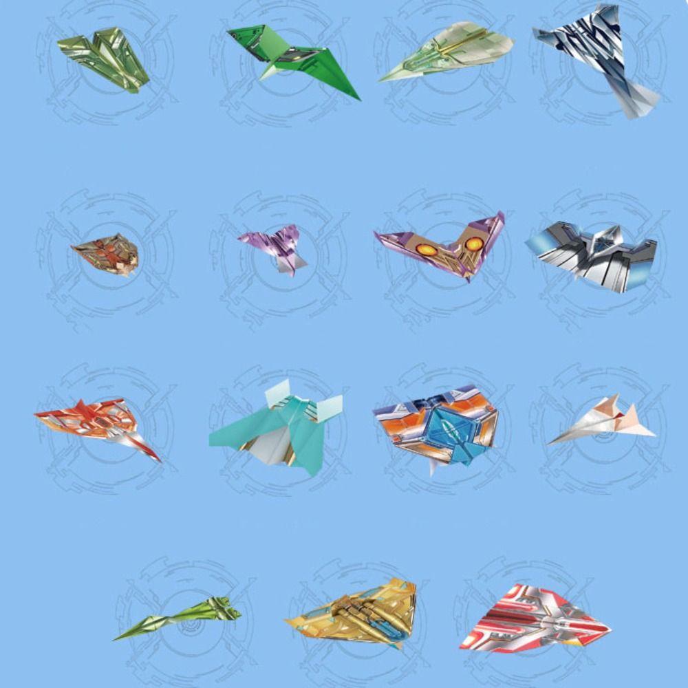Art Learning Handmade Airplane Origami Montessori Versatile Paper Aircraft Toy  Boys Baby Girls