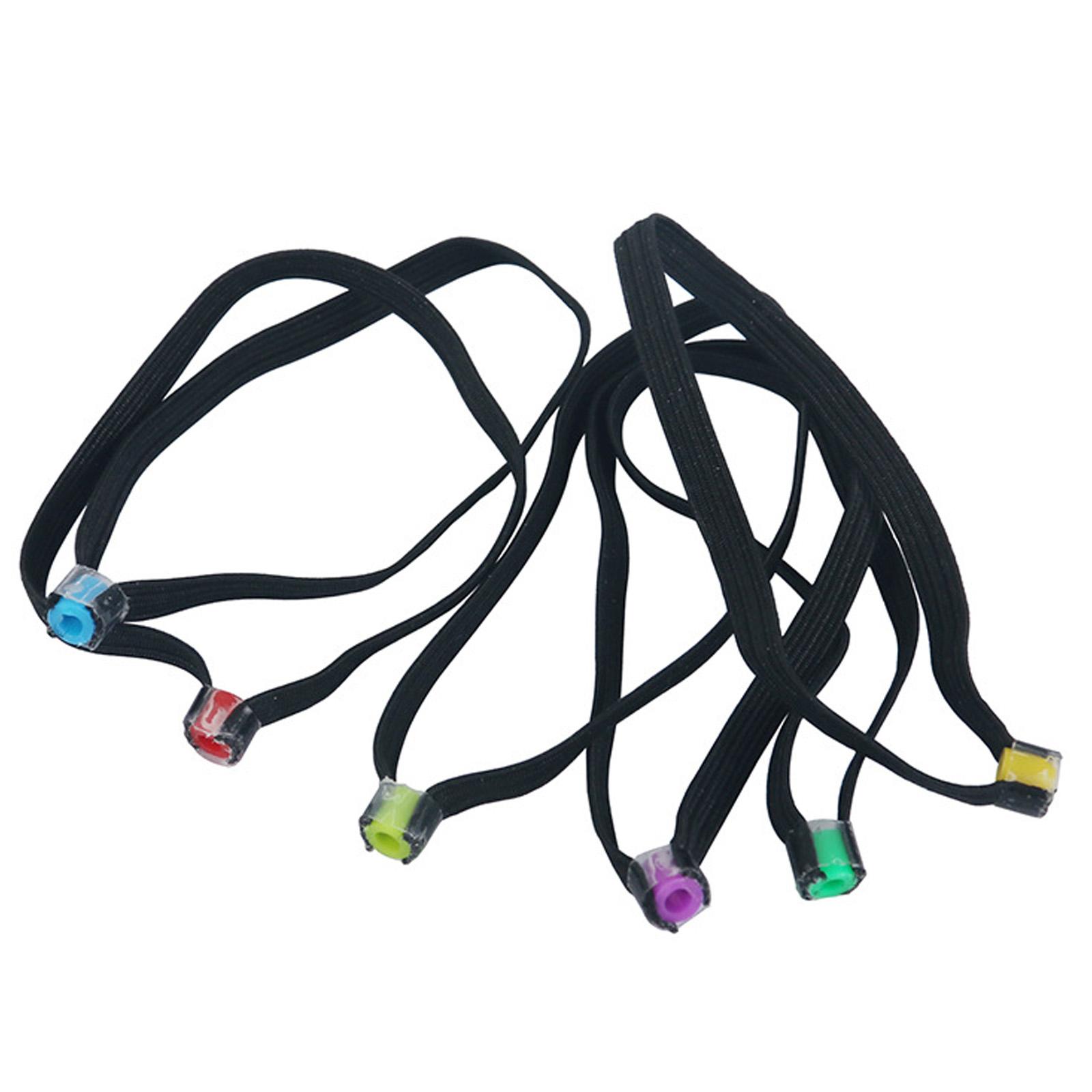 

6Pcs Elastic Fishing Line Wire Loop Fishing Tippet Rings Gadget Tippet Spool Tenders Portable Threader for Activities