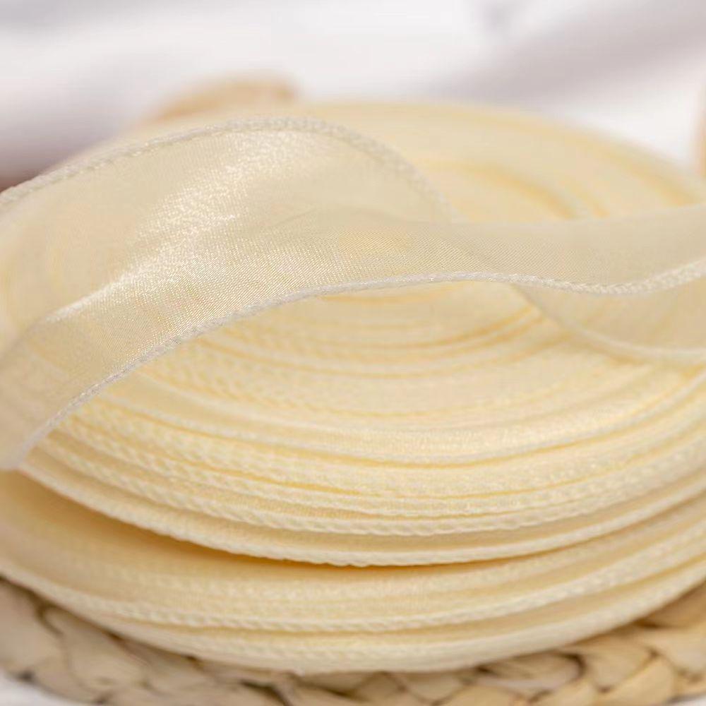 Large Satin Ribbon for Flower Bouquet and Cake Decoration - DIY Floral Art and Craft Supplies