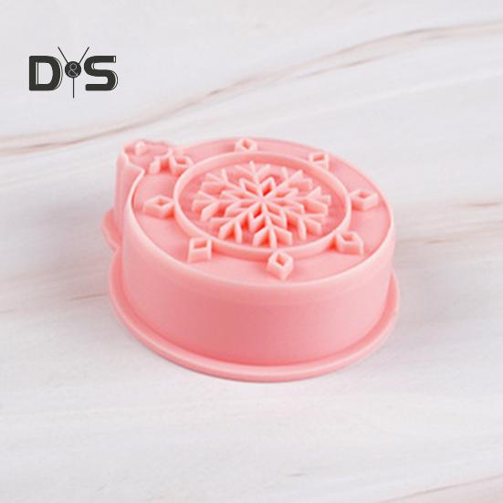 10 tk / komplekt jõulupalli küpsise lõikur vormi toidukvaliteediga PP nõudepesumasinas ohutu press DIY 3D fondant küpsisevalmistaja vormi köögi küpsetustööriistad