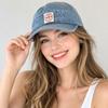 Washed Denim Denim Baseball Cap Vintage Sun Hat Casual Soft-Brimmed Hat  for Men Women