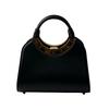 Used BVLGARIShoulder Bag Black Leather Women