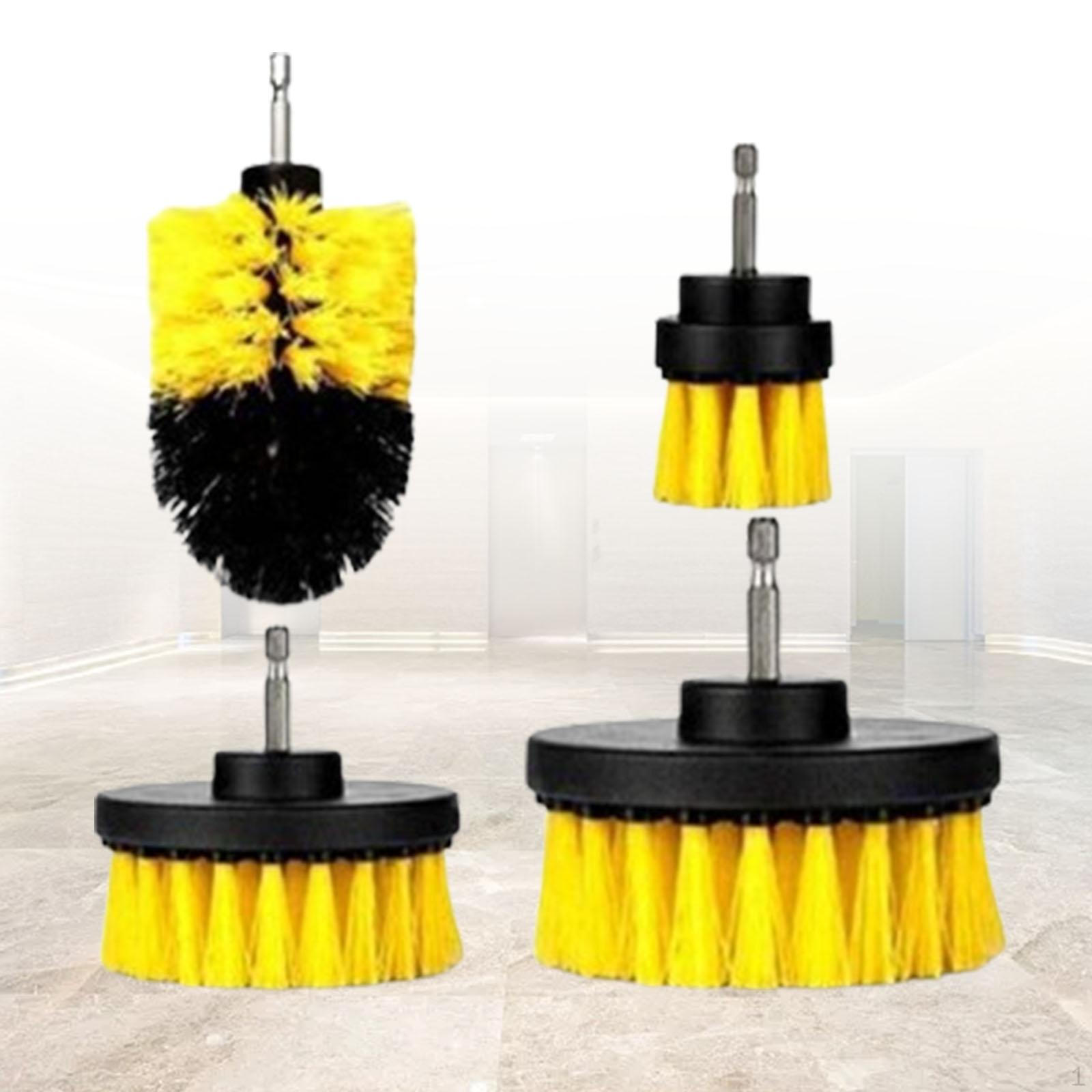 

Насадка для щетки для сверла, прочная многофункциональная моющая щетка для 4pcs