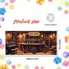 1 piece, Wild West Bar Party Banner - Indoor and Outdoor Decoration, Autumn West Theme Party Garage Door Background Cloth