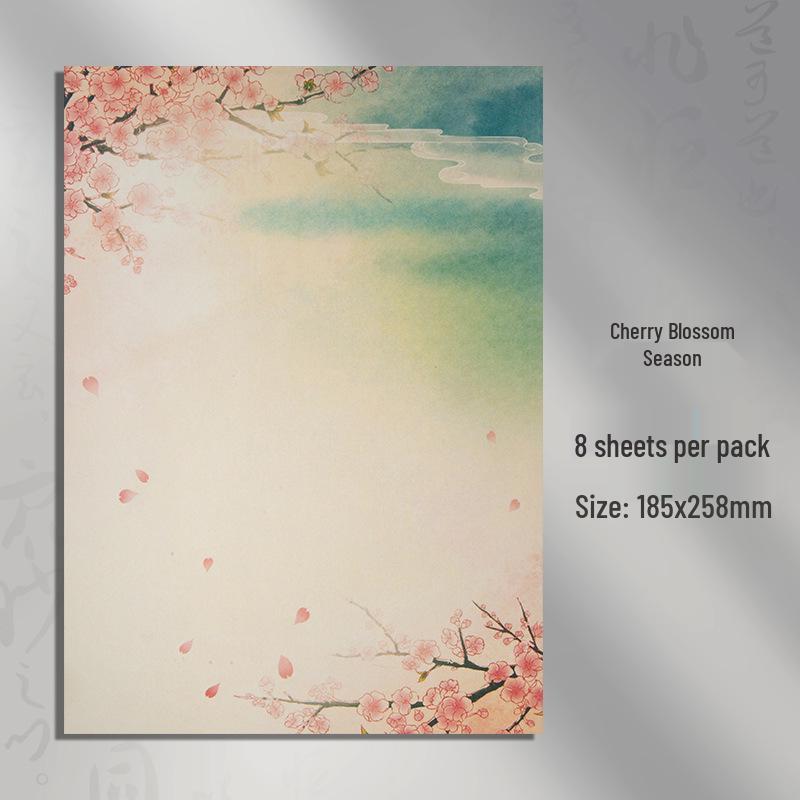 Chinesisches Retro-Stil Kalligraphie Briefpapier – Einfaches & Künstlerisches Schreibwaren zum Üben