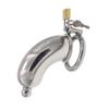Stainless Steel Men's Chastity Lock CB Penis Lock Cage Cylinder Fully Wrapped with Catheter Alternative Binding Wearing Toys