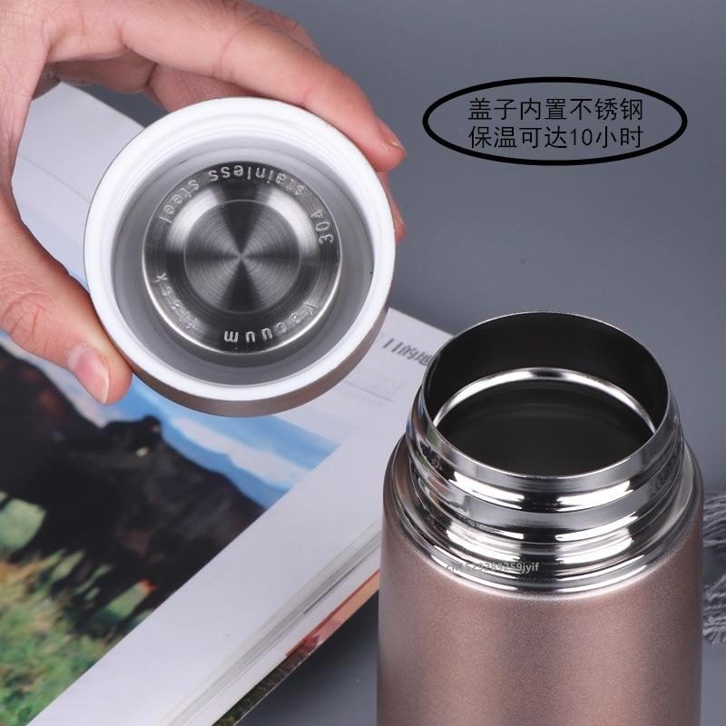 350ML Mini drăguțe baloane cu vid pentru cafea Thermos din oțel inoxidabil Sticlă de apă pentru băutură de călătorie, cești și căni