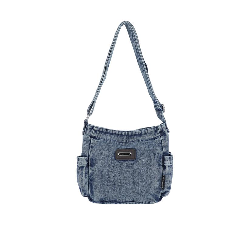 Denim Bag Women's Shoulder Crossbody Bag Commuter Small Square Bag