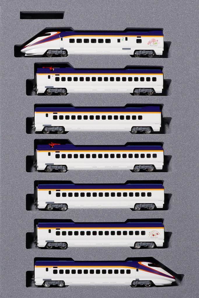 KATO N Gauge E3 Series 2000 Yamagata Shinkansen Tsubasa New Paint 7-Car Set, Model Train, 10-2096