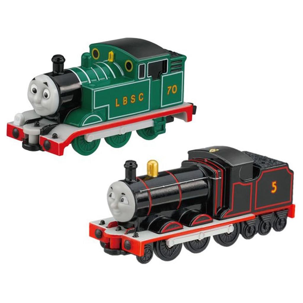 TAKARA TOMY Thomas Tomica Thomas the Tank Engine First Story Thomas and James Set Miniature Car Toy Ages 3 and Up