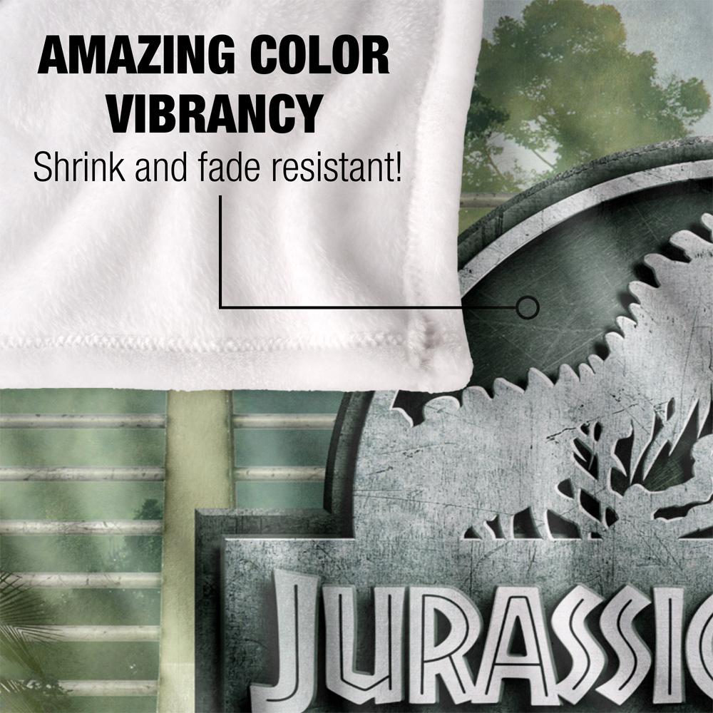Jurassic World Fence Blanket