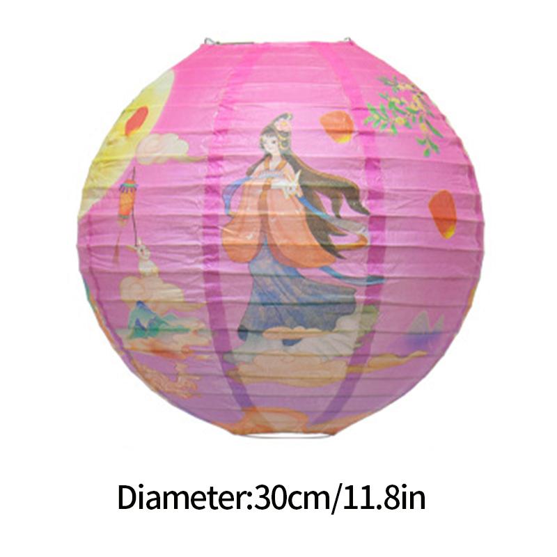 Paper Lantern Chinese Wedding Lantern Mid- Autumn Festival Lantern Decoration New Year 2025 Ornament Christmas Accessorie